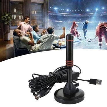internet preko antene: Antena sobna na magnet Digitalna TV sobna Antena sa pojačivačem za — 2