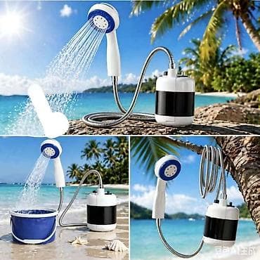 luster sa blututom: 💦 Tuš za Kampovanje Prenosivi USB Punjivi ✨cena 2900din — 1