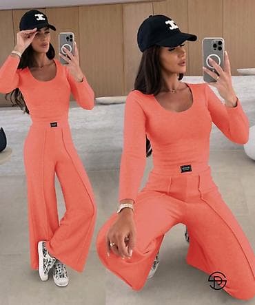 claire's beograd: ✅Ženski komplet – dukserica i pantalone sa širokim nogavicama ✅2300 — 6