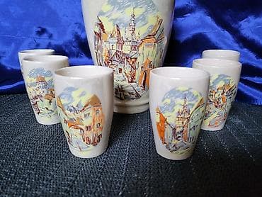 pasirke za paradajz: Servis nov FS za zestoko pice fajans 1940g+. Servis fajans( mesavina — 4