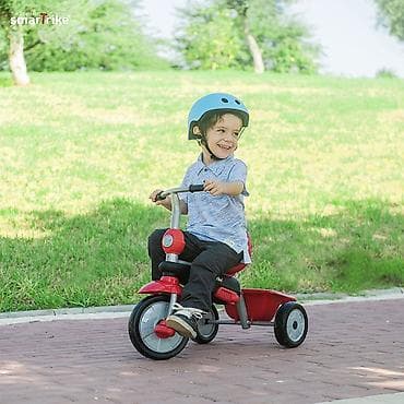 bilijar vranje: SMART TRIKE TRICIKL ZOOM – CRVENI (SKU: 3190502-80) 4‑u‑1 tricikl — 4