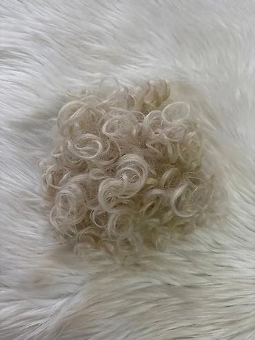 lil solid cena: Umetak/punđa od kovrdžave kose – sintetički pramenovi na elastičnoj — 8