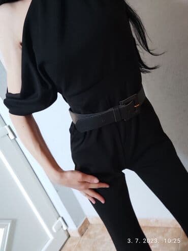 zara kompleti sako i pantalone: Zara, S (EU 36), Jednobojni, bоја - Crna — 8