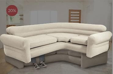 korpe za ves: Ugaona sofa na izvlačenje 257 cm x 203cm x 76cm Ova sofisticirana — 2