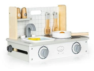 Kids' Kitchens: Drvena rerna sa dodacima, mini kuhinja ECOTOYS Šifra proizvoda: TL1 — 2