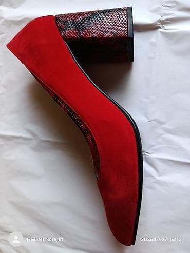 oznake na obuci: CRVENE ELEGANTNE CIPELE BR. 40 Paolo Santini;`Na prodaju prelepe — 3