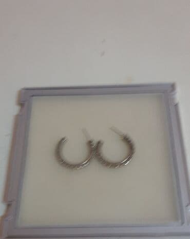 srebrna ogrlica sa krsticem: Hoop earrings, Esprit, Material: Silver — 2