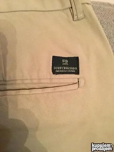 Original Scotch &soda pantalone 34 100% cotton TOP BREND Vrhunski