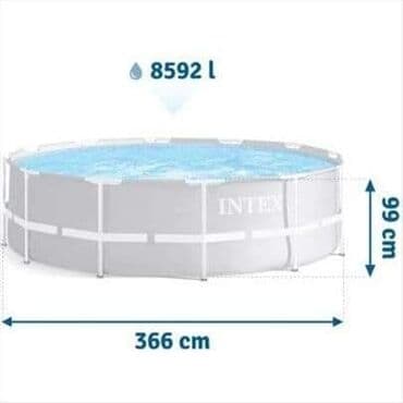 bazen intex 610x305x122: BAZEN INTEX 366x99 Metalna konstrukcija sa merdevinama i pumpom — 2