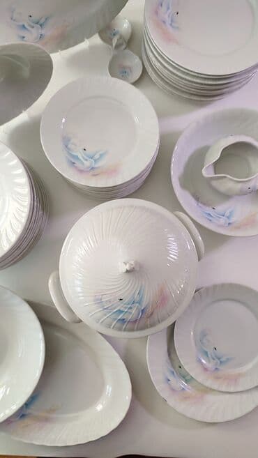 Činije: Vintage porcelanski servis za ručavanje, iz stare Jugoslavije, marke — 3