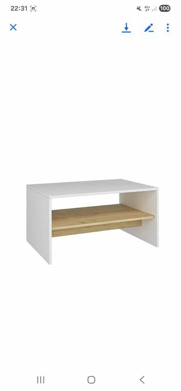 polovan namestaj za kafice: Apollon - White, Sapphire Oak White Sapphire Oak Coffee Table 100% — 13