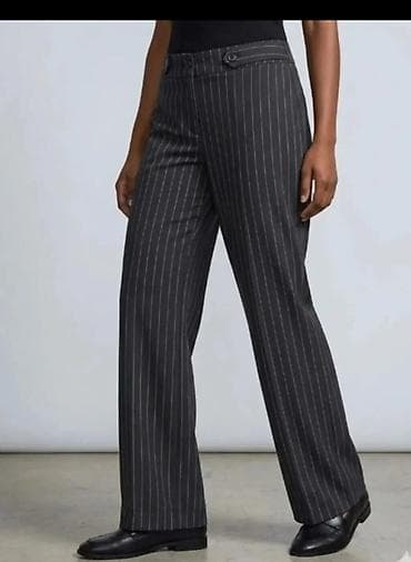 nike air 1: Ženske pantalone sa prugama – klasičan kroj - Boja: tamnosiva sa — 1