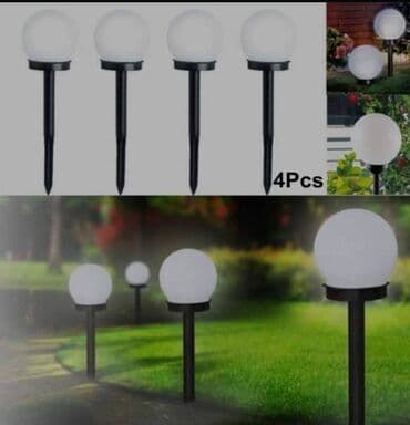 bastenske nadstresnice: Solarne Lampe Kugle Set 4 Komada NOVO AKCIJA Cene nisu fiksne — 1