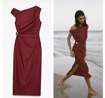 Zara haljina vel. M. Dužina ispod kolena. Obučema na 45 min