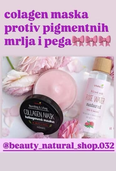make up: 💧 VIVACO Kolagen maska Za uklanjanje fleka i pigmentnih mrlja Cena — 1