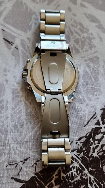 back sat: Muški analogni ručni sat „WATCH TIME” sa hronograf stilom - Kućište i — 4