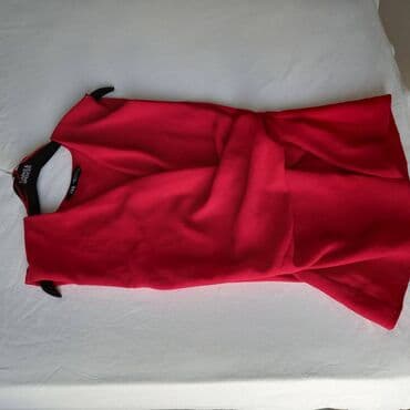 dugacke kosulje: Zara, XS (EU 34), Polyester, Single-colored, color - Red — 1