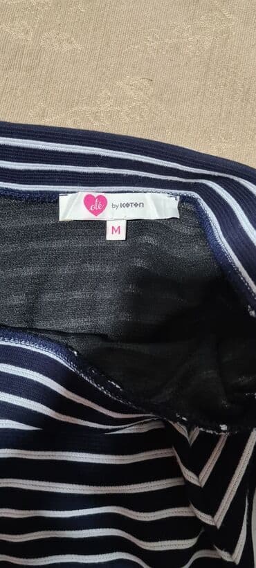 pantalone bez kaisa: M (EU 38), Midi, color - Multicolored — 3