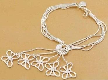 žad nakit: Srebrna narukvica 925 - Materijal: pravo srebro 925 (oznaka “SREBRO — 1