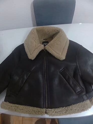 zimske debele jakne: Zara, M, Jednobojni, Sa postavom, Veštačko krzno — 4