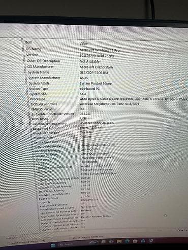 kamere za bebe: Gejming/desktop računar – spreman za korišćenje Specifikacije: - — 5