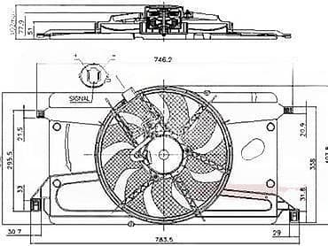 auto otpad ruma: VENTILATOR HLADNJAKA ZA FORD FOCUS OD 2003. DO 2010. GOD. | — 4