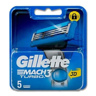 Lepota i nega: Gillette mach3 turbo sa 5 uloška Ulošci su sa tri secice Šaljite — 1