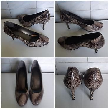bata cipele type 1: Ženske salonke “SW” Stuart Weitzman sa zmijskim printom. - Materijal — 2