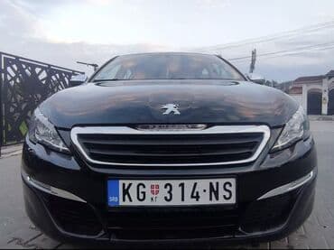 lidl kompresor za vazduh: Crni Peugeot 308, kompaktan automobil pogodan za gradsku vožnju i duža — 3