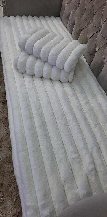 set za kupatilo: Mekani prekrivači za trosed/sofu – set - Tip: dekorativni i zaštitni — 5