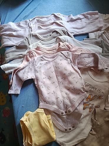 jednodelni skafanderi za decu: Paket stvari za bebu veličina 62 Bodi kratak rukav 13 komada Bodi — 7