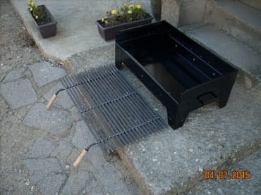 stojeci rostilj: Roštilj na ugalj, Novo — 4