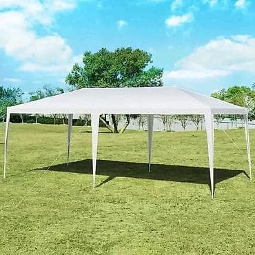 alat za klime: Baštenski paviljon / šator za događaje – bela boja - Prostrani — 1