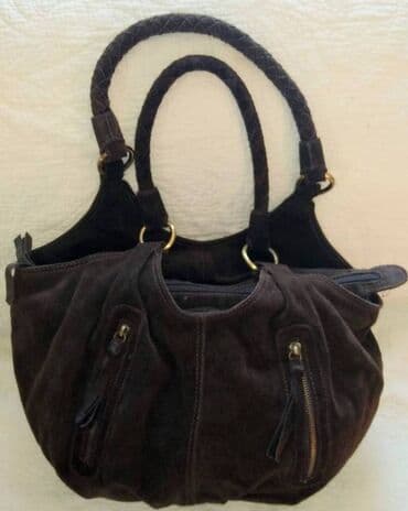 Handbags: 5th avenue odlična kožna torba Odlična torba od meke brušene prirodne — 3