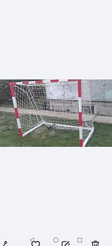 polovne kopacke: Mala golčina za mali fudbal/ručnu igru – metalni ram sa mrežom - — 1
