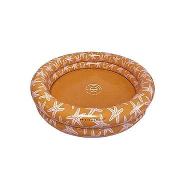 Swim Essentials dečiji bazen 100 cm – narandžasto-karamel sa motivom