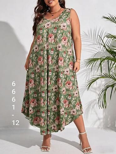 bez kais: 💫Ženska letnja haljina bez rukava – cvetni print
✅1850 din 
Xxl — 10