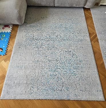 2 Siva tepiha sa plavo-sivim apstraktnim uzorkom - Dimenzije