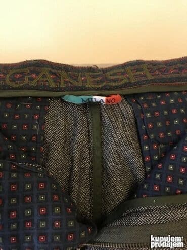 zara pantalone srbija: Original GANESH Milano pantalone KAO NOVE 100% cotton Polustruk — 1