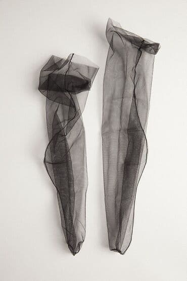 donji ves zenski: Carape kristal til. Crna,ljubicasta,tamno zelena,neon — 3