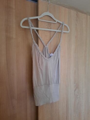 c a basic majice: S (EU 36), Cotton, Single-colored, color - Beige — 2