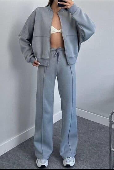 Ostalo: ✨Ženski komplet trenerke – duks na rajsferšlus i široke pantalone — 2
