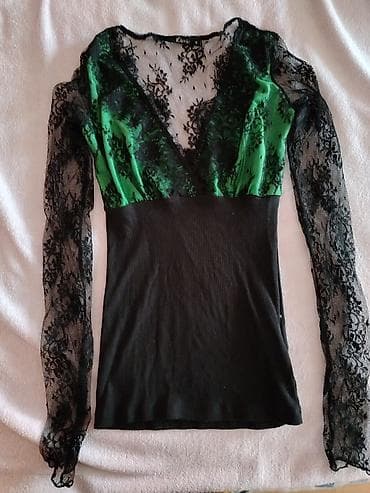 Sweatpants: Kikiriki ženska bluza/top sa čipkom, veličina S. - Dizajn: gornji deo — 5