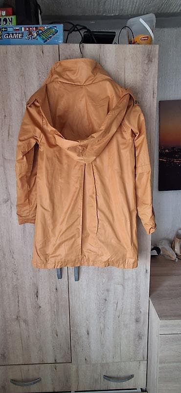 mali kofer za rucni prtljag: Dečija lagana jakna/parkica u toploj oker boji. veličina 12 - — 2