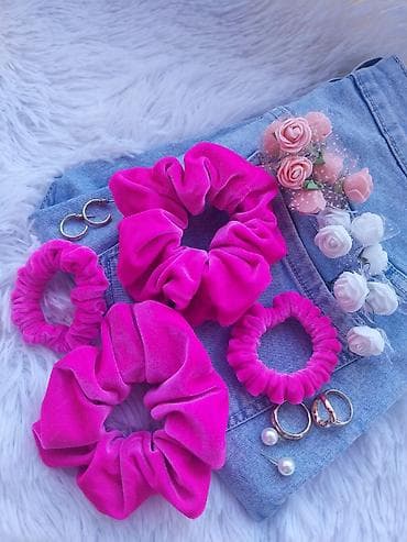 kofer za auto polovni: Set aksesoara za kosu, Handmade, bоја - Roze — 5