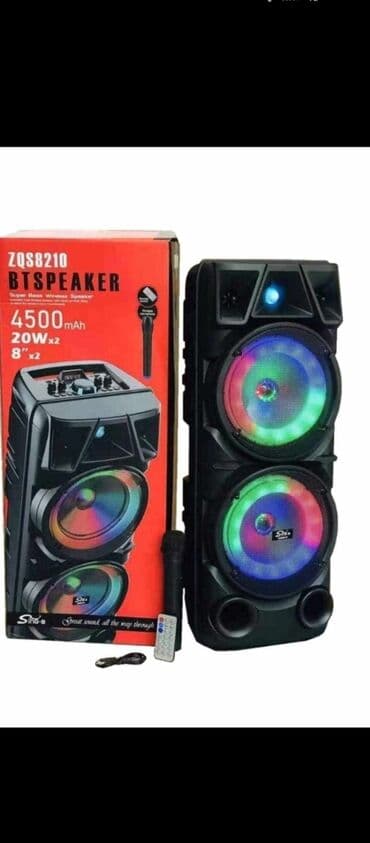Zvučnici i stereo sistemi: Bluetooth zvucnik ZQS8210 90x26x20cm OGROMAN BLUETOOTH ZVUCNIK 2X8INCA — 1