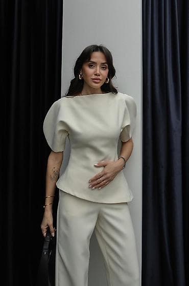 strauss pantalone cena: ✅Ženski dvodelni komplet – elegantna bluza i pantalone ✅3000 din S M — 9