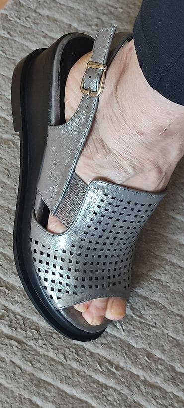 boteko obuca sandale: Ženske sandale na platformu – sive - Brend: Candiva (oznaka na — 9