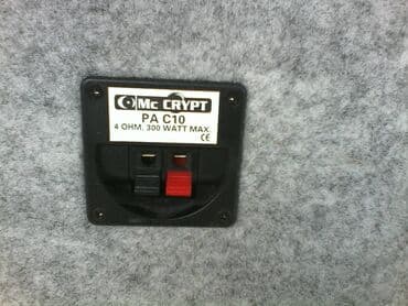 TV & Video: Mc crypt 10 inca(br.5); 300w; 4 oma; 38x30x20cm; ispravne i lepo — 4