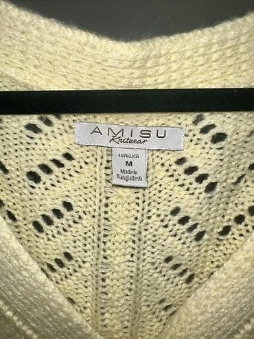 AMISU Knitwear ženski kardigan - Model: kardigan na kopčanje - — 3